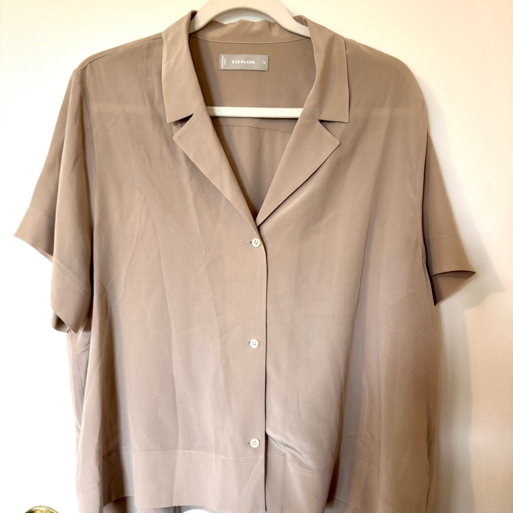 Everlane | The Notch Shirt in Washable Silk